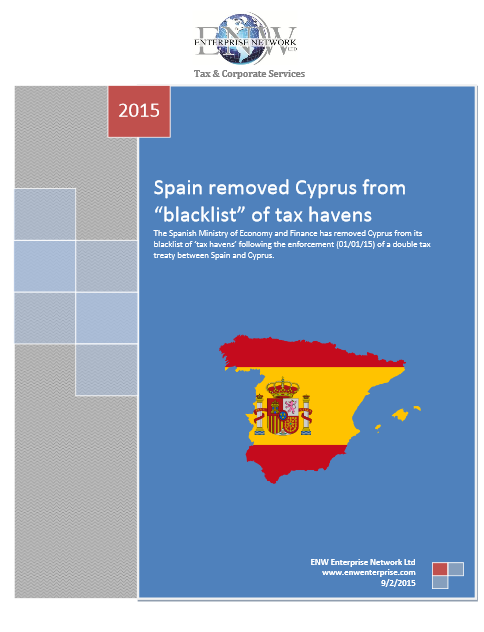 Spain removed Cyprus from “blacklist” of tax havens