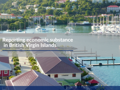 Reporting economic substance in British Virgin Islands