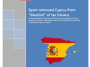 Spain removed Cyprus from “blacklist” of tax havens